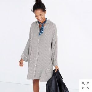 Madewell Stripeplay Shirt Dress